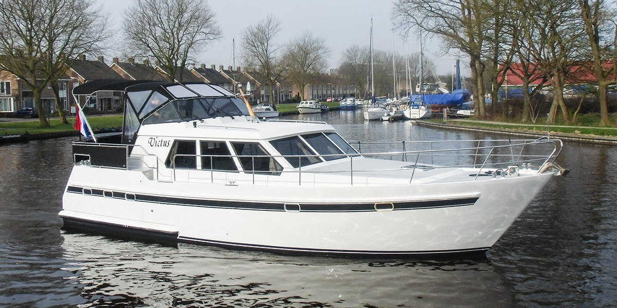 Motorboot Victus Friesland Holland