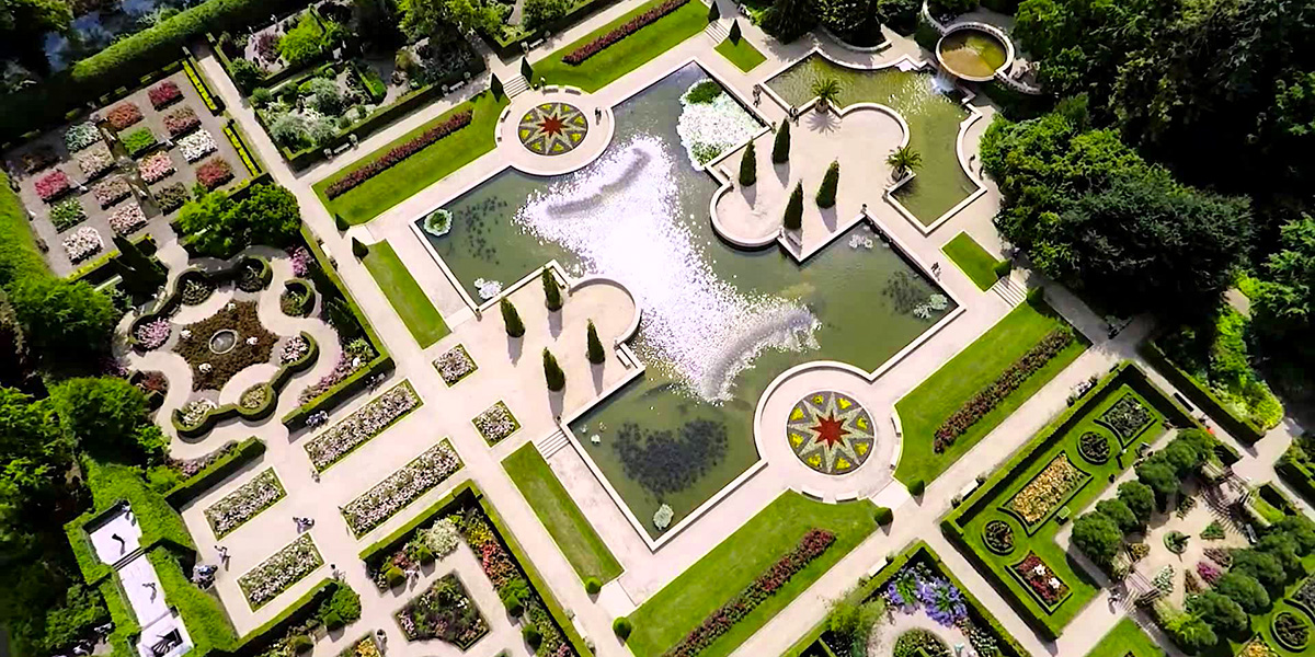 Besuch der Schlossgärten in Arcen