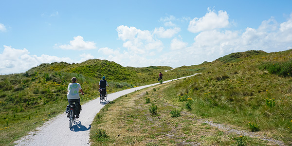 Radfahrer Insel Vlieland Radreise Holland