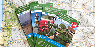 Radkarten Niederlande mit Knotenpunkten