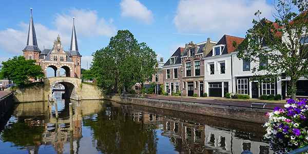 .Sneek Friesland Wassertor.