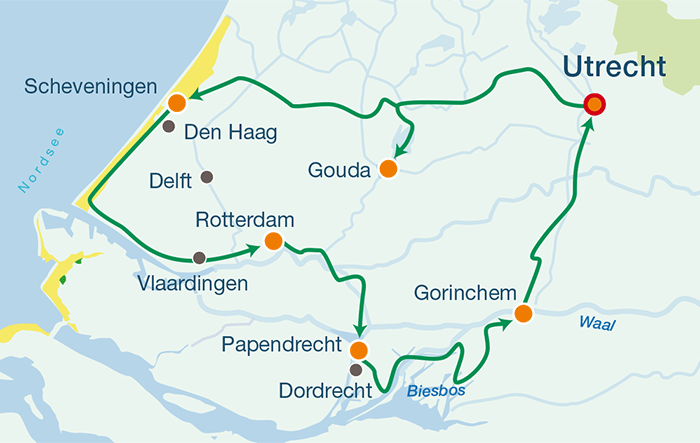 Radreisen Radurlaub Holland Grosse Flusse Radtour Ab Utrecht