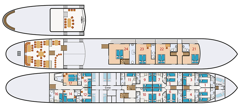 Decksplan Simmer fan Fryslân